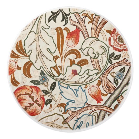 Door Knobs - William Morris Design Keramikknauf (Vorderseite)