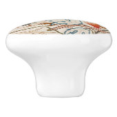 Door Knobs - William Morris Design Keramikknauf (Seitenansicht)