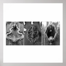 Door Knockers, Barcelona Poster