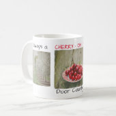 Door Landkreis Cherry Blossom Kaffee Tasse (Vorderseite Links)