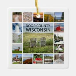Door Landkreis Wisconsin Keramikornament
