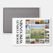 Door Landkreis Wisconsin Magnet (Vorderseite/Rückseite)