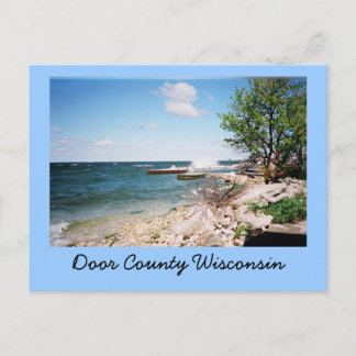 Door Landkreis Wisconsin Postcard Postkarte