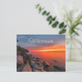 Door Landkreis Wisconsin USA Postkarte (Stehend Vorderseite)