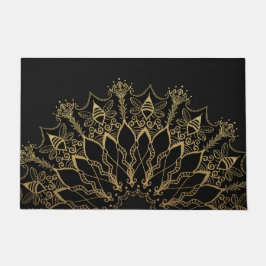 Door Mat - Golden Bee Mandala Fußmatte