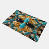 Door Mat mit Bahamas-Farbgestaltung Fußmatte (Schrägansicht)