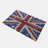 Door Mat mit britischer Farbgestaltung Fußmatte (Schrägansicht)
