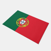 Door Mat mit der Flagge Portugals Fußmatte (Schrägansicht)
