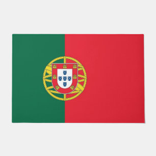 Door Mat mit der Flagge Portugals Fußmatte