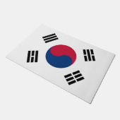 Door Mat mit der Flagge Südkoreas Fußmatte (Schrägansicht)