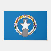 Door Mat mit Flag Nord-Mariana, USA Fußmatte (Vorderseite)
