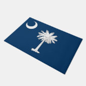 Door Mat mit Flag South Carolina Staat, USA Fußmatte (Schrägansicht)