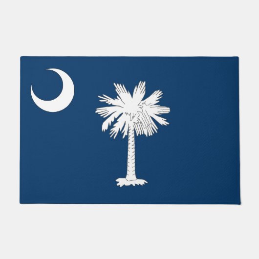 Door Mat mit Flag South Carolina Staat, USA Fußmatte (Vorderseite)