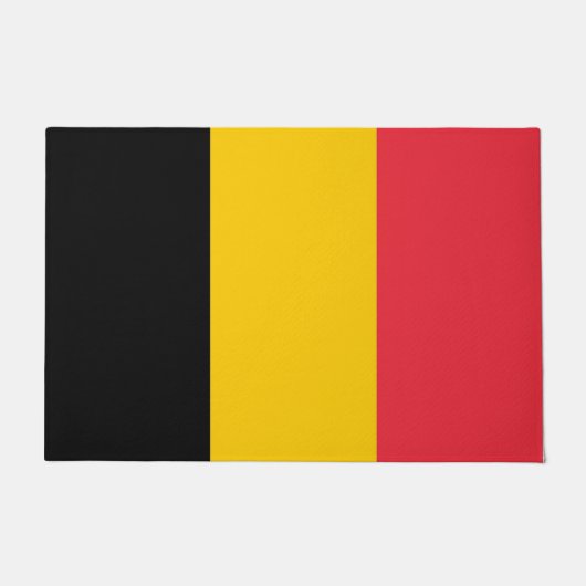 Door Mat mit Flagge Belgiens Fußmatte (Vorderseite)