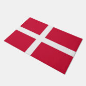 Door Mat mit Flagge Dänemarks Fußmatte (Schrägansicht)