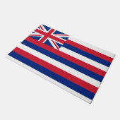 Door Mat mit Flagge des Hawaii-Staat, USA Fußmatte (Schrägansicht)