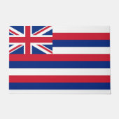 Door Mat mit Flagge des Hawaii-Staat, USA Fußmatte (Vorderseite)