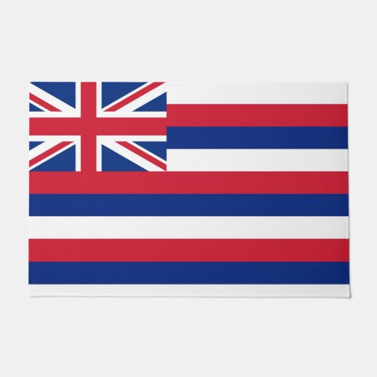 Door Mat mit Flagge des Hawaii-Staat, USA Fußmatte (Vorderseite)