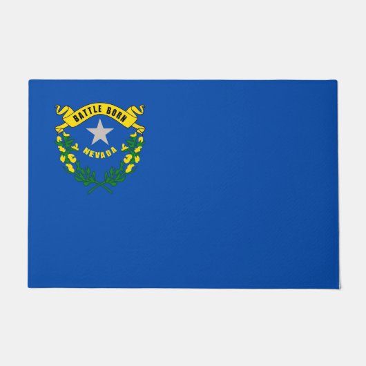 Door Mat mit Flagge des Nevada-Staat, USA Fußmatte (Vorderseite)