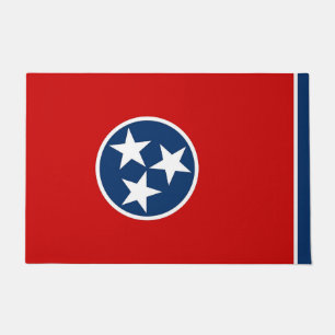 Door Mat mit Flagge des Tennessee Staat, USA Fußmatte