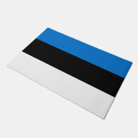 Door Mat mit Flagge Estlands