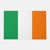 Door Mat mit Flagge Irlands