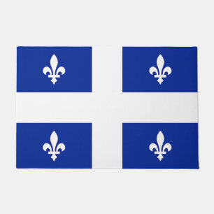 Door Mat mit Flagge Quebec, Kanada Fußmatte