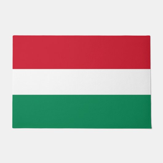 Door Mat mit Flagge Ungarns Fußmatte (Vorderseite)