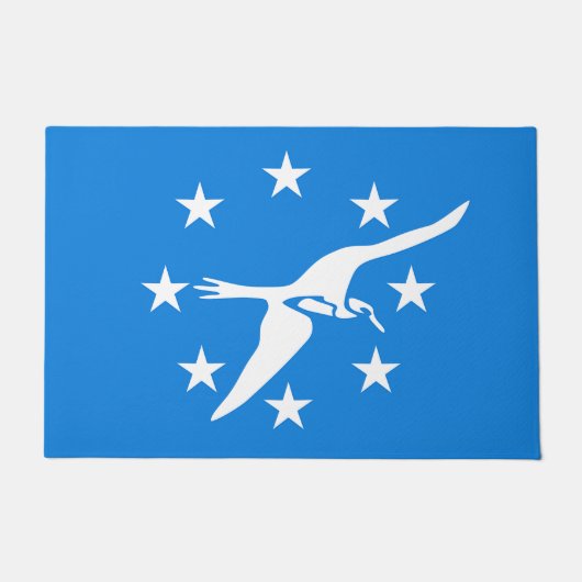 Door Mat mit Flagge von Corpus Christi City Fußmatte (Vorderseite)