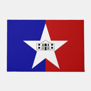 Door Mat mit Flagge von San Antonio Stadt Fußmatte