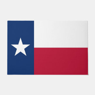Door Mat mit Flagge von Texas Staat, USA Fußmatte