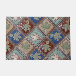 Door Mat mit handwerklichen Ahorn-Blätter Fußmatte