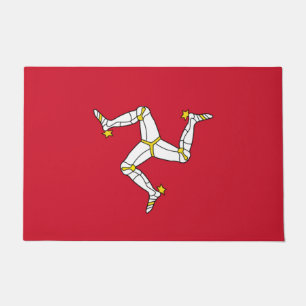 Door Mat mit Isle of Man Flag, Vereinigtes Königre Fußmatte