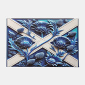Door Mat mit schottischem Thistles Design Fußmatte (Vorderseite)