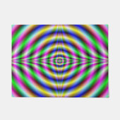 Door Mat Psychedelic Neon Eye Fußmatte (Vorderseite)
