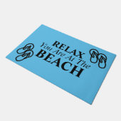 Door Mat Relax am Strand Fußmatte (Schrägansicht)