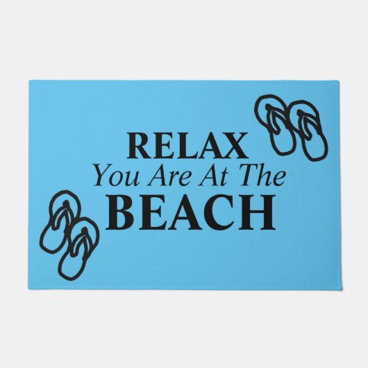 Door Mat Relax am Strand Fußmatte (Vorderseite)