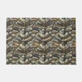 Door Mat - Strick Leaf Muster Fußmatte (Vorderseite)