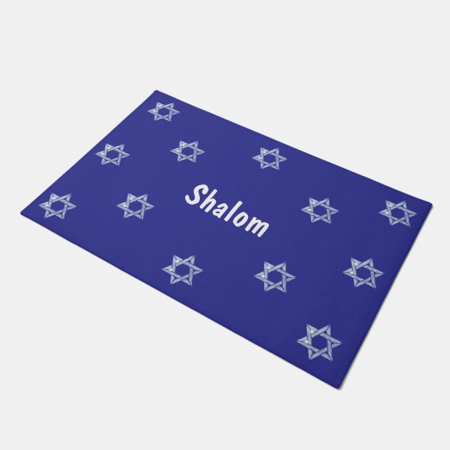 Door Mat, um Shalom zu sagen Fußmatte (Schrägansicht)