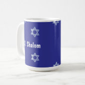Door Mat, um Shalom zu sagen Kaffeetasse (Vorderseite Links)