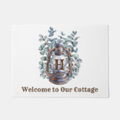 Door Mat Willkommen in unserer Hütte Fußmatte (Vorderseite)