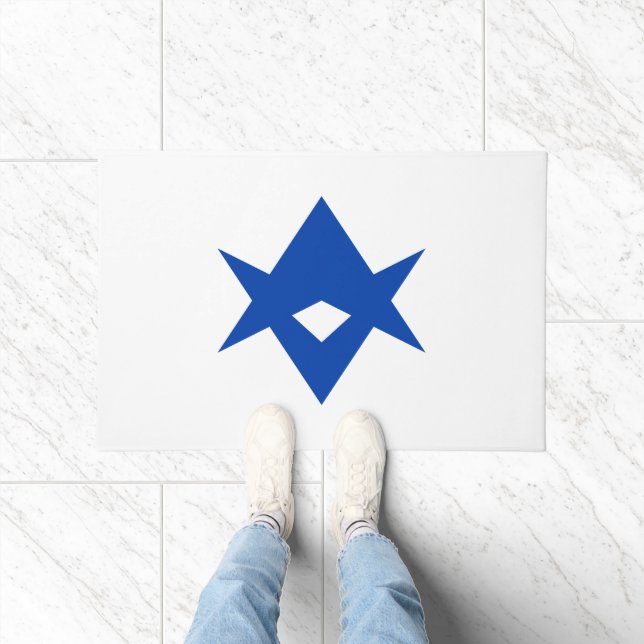 Door Mat with Flag of Toyota City, Japan Fußmatte (Indoor)