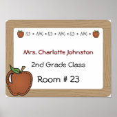 Door Poster für Lehrer (Vorne)