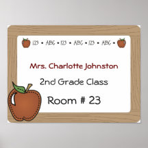 Door Poster für Lehrer