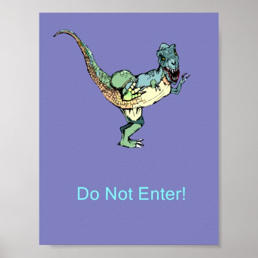 Door Poster nicht eingeben! - Dinosaurier (Vorne)