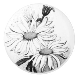 DOOR PULL DAISY DESIGN KERAMIKKNAUF