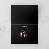 Door Stopp Dog and Cat Editable Valentine Karte (Innenseite)