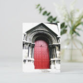 Door to Sacre Coeur Postkarte (Stehend Vorderseite)