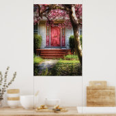 Door - Westfield, NJ - Pink Poster (Küche)