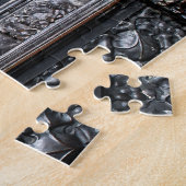 Doorknocker Löwe - Schwarz / Gold Puzzle (Seite)